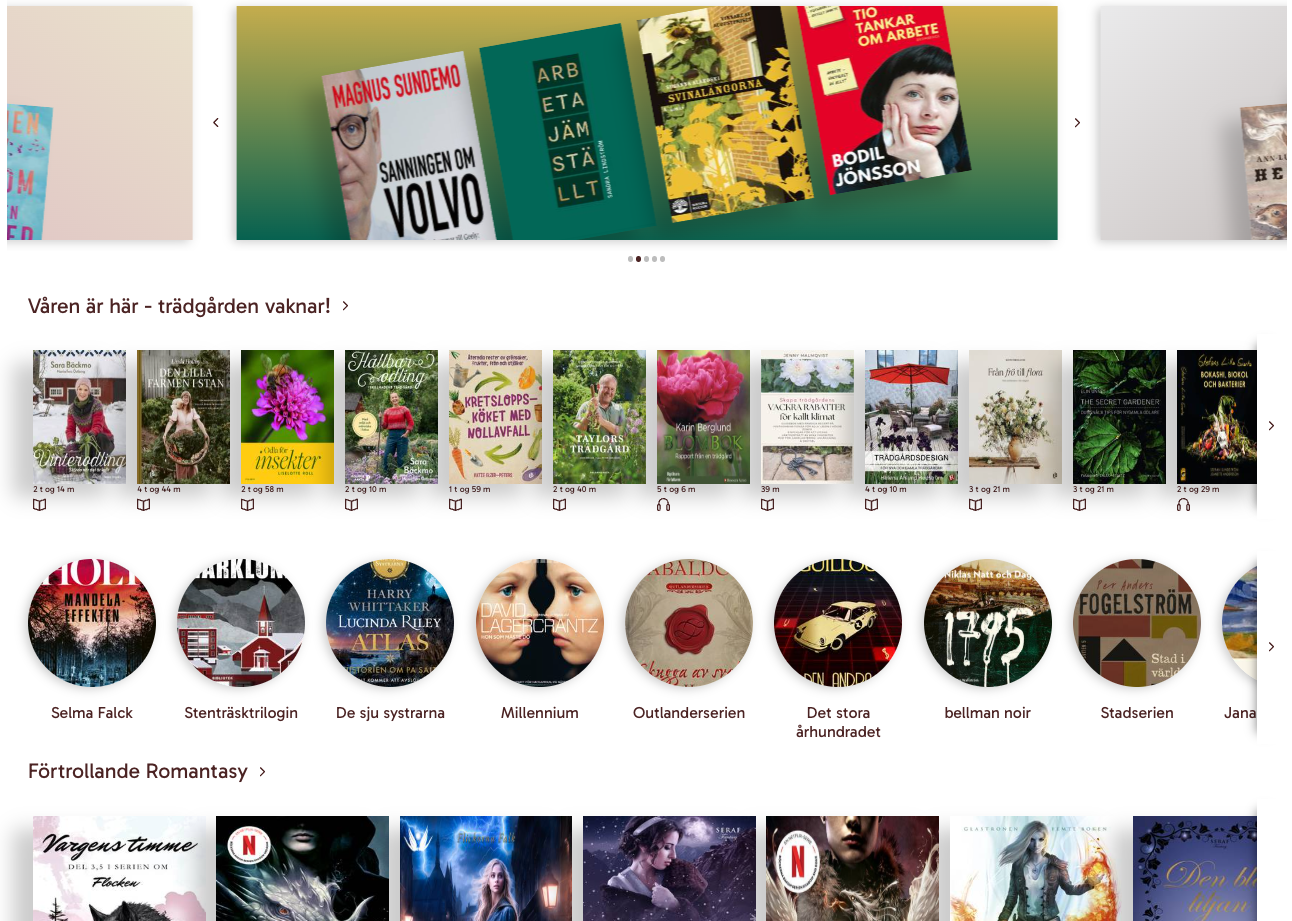 Dela kunskap och läsinspiration i Biblio